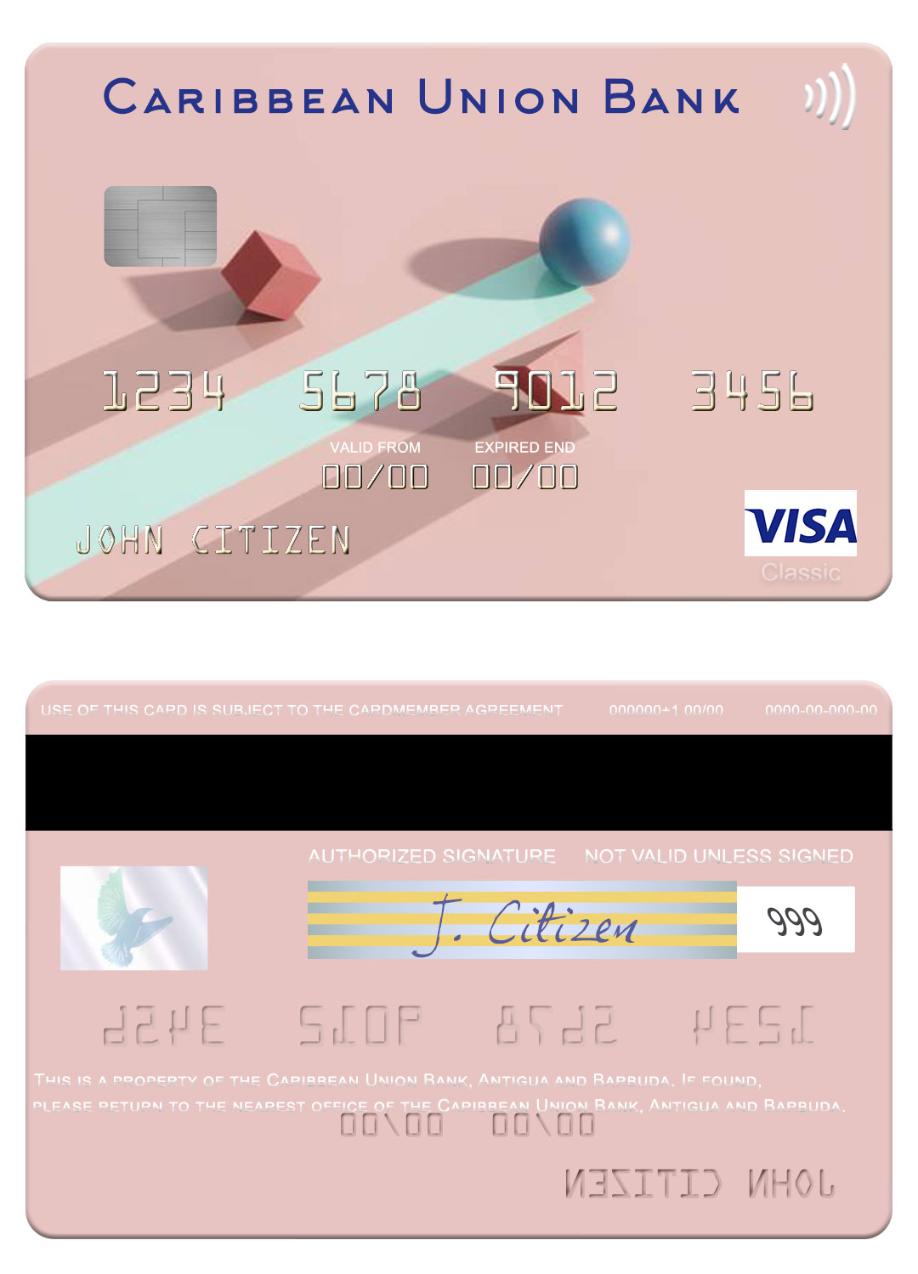 Antigua and Barbuda Caribbean Union Bank visa card